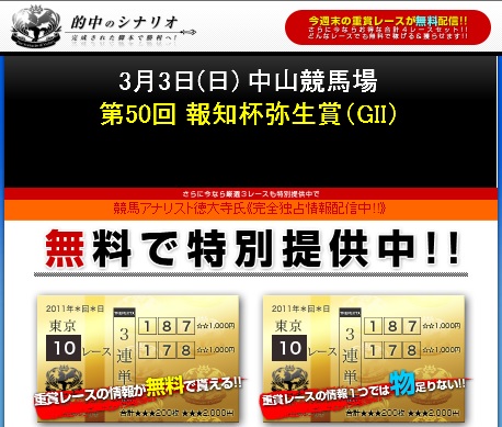 的中のシナリオ